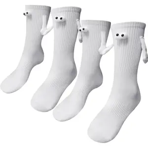 Funny Magnetic Hand Holding Socks – Crazy Novelty Socks for Kids & Adults, Perfect for White Elephant Gifts