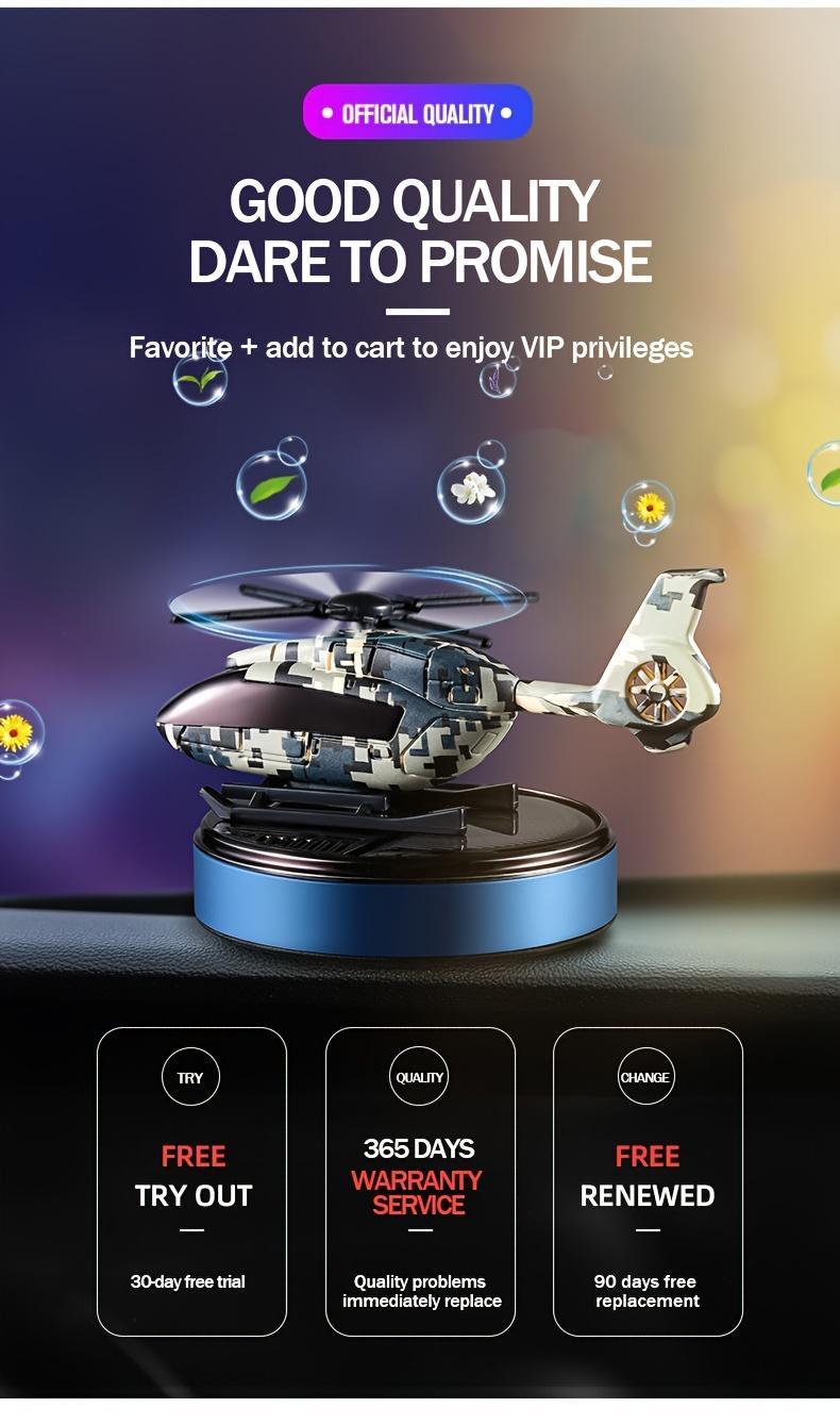 Helicopter Shaped Car Air Fresheners,Rotating Solar Powered Car Freshener, SolarHelicopter Car Aromatherapy, Car InteriorDashboard Decoration, Car Interior Decor,Universal Car Interior Decoration AccessoriesCar Accessories Car Fragrance Diffuser