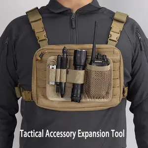 Tactical Sticker Board Outdoor Divider Mesh Bag Velcro Back Plate Sticker Vest Backpack Expansion Kit