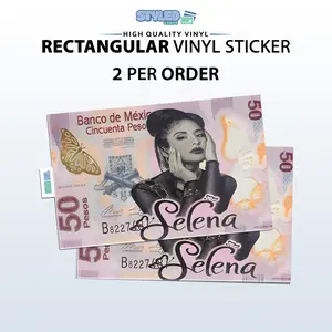 High-Quality Selena rectangular vinyl sticker High-Quality Selena rectangular vinyl sticker