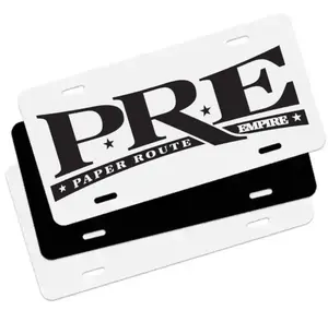 PRE License Plate - Weatherproof Front Car Tag for Auto & Truck