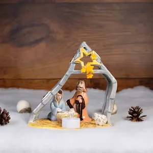 Nativity Creche Tealight Holder
