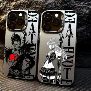 Anime Death Note Phone Case for iPhone 17,16,15,14,13,12,11,Pro,Max,Plus Phone Cover Anti Fall Matte Back Cover