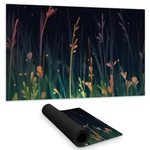 Conscious Sales C1DM1424QD4VE3 14 x 24 in. Between Twigs - Turquoise Gaming Mat for Home Decor