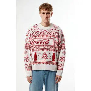 Coca-Cola Men's By Pacsun Season Crew Neck Sweater