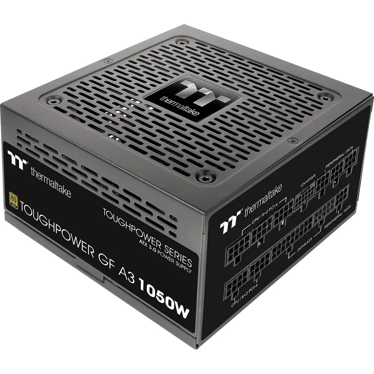 Thermaltake Toughpower GF A3 TT Premium Edition 1050W 80 Plus Gold Certified Fully Modular ATX 3.0 Power Supply Unit, Black