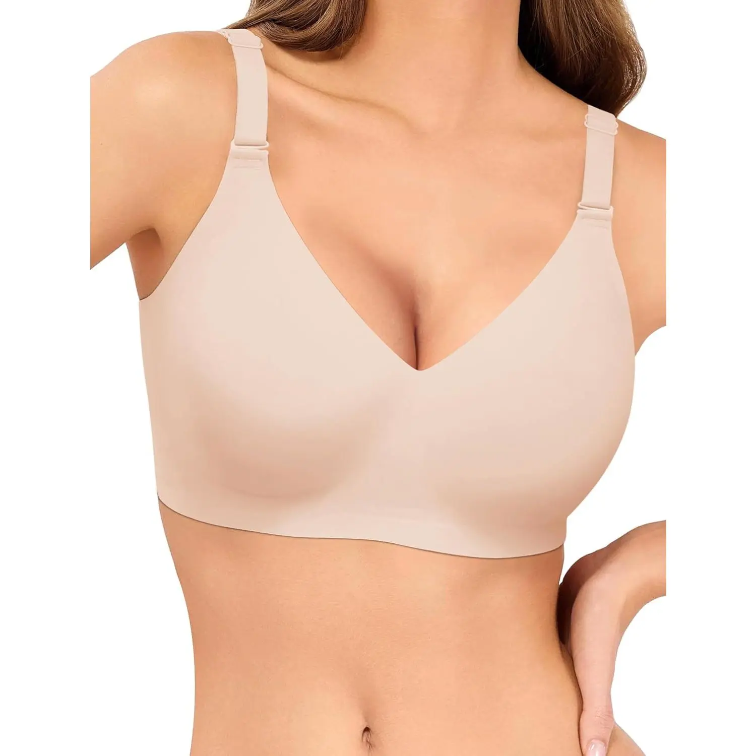 Wireless Bras for Women No Underwire Seamless Buttery Bralettes Smoothing Women's Bras Full Coverage Shapedly Bra
