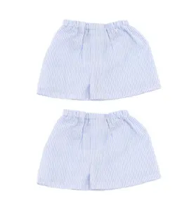 Baby Blue Seersucker Shorts