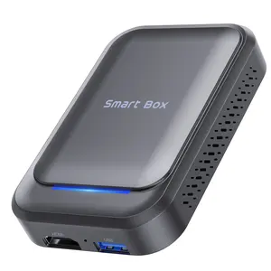 Wireless CarPlay Magic Box 4.0, Android Auto Adapter for Car with Google Play/Netflix/YouTube/Google Map, Apple CarPlay/Android Auto Wireless CarPlay Adapter for OEM Wired CarPlay Cars apple carplay