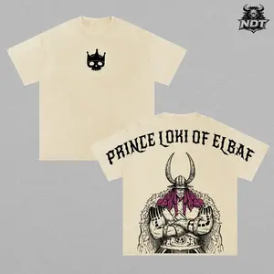 Prince Loki of Elbaf One Piece Graphic Oversized Vintage Washed Tee | Heavyweight Cotton Anime Manga Streetwear
