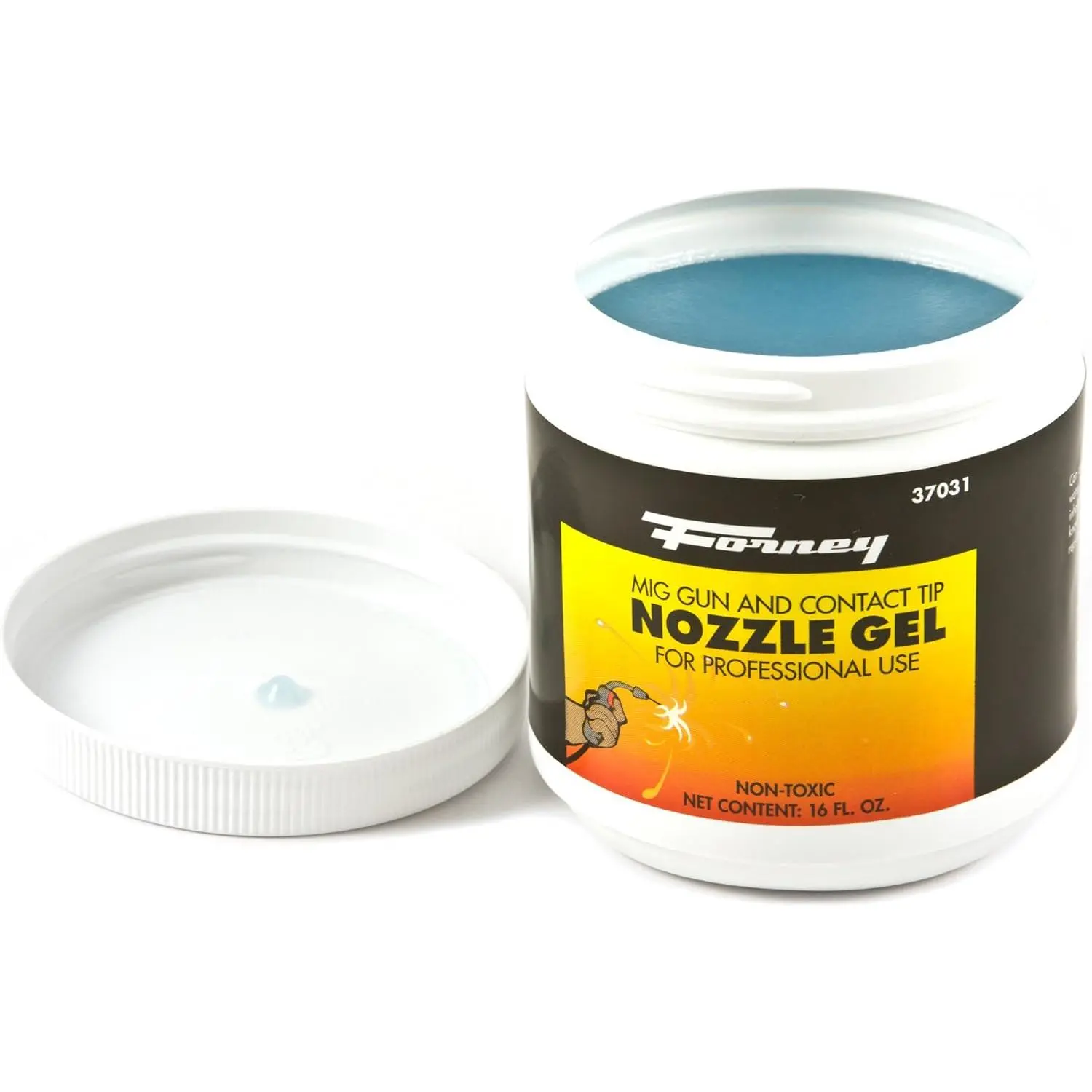 37031 Nozzle Gel For Mig Welding, 16-Ounce , White