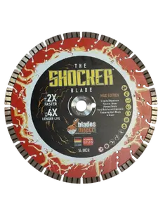 THE WORLD FAMOUS SHOCKER DIAMOND BLADE - Max Edition - 14" Inches - Granite, Natural Stone, Pavers & Concrete