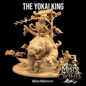 The Yokai King | The Dragon Trappers Lodge | 32mm Scale | Miniature RPG Tabletop Mini Resin DnD Dungeons and Dragons
