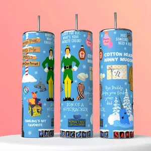 20 oz Tumbler elf movie