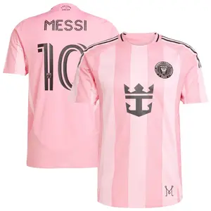 Unisex Soccer Inter Miami CF Team MLS Messi #10 Originals 2025 Third Replica Custom Jersey - Pink
