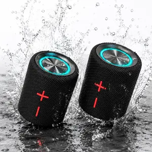 SummerWins 2-in-1 Magnetic Dual Split Bluetooth Outdoor Speaker - 20W Stereo Audio, IPX6 Waterproof, 24H Playtime, V5.3 Tech, Portable Battery-Powered for Home, Travel, Outdoor Speakers