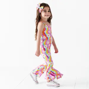 Disco Daysies Bell Bottom Jumpsuit