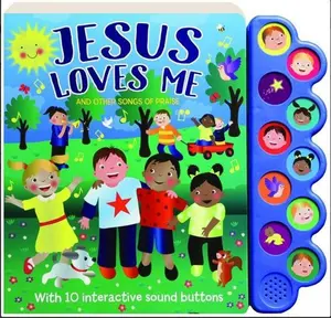 Jesus Loves Me Sound Book with 10 Interactive Sound Buttons for Kids