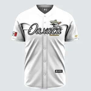 (WHITE) MEZCALEROS DE OAXACA baseball Jersey