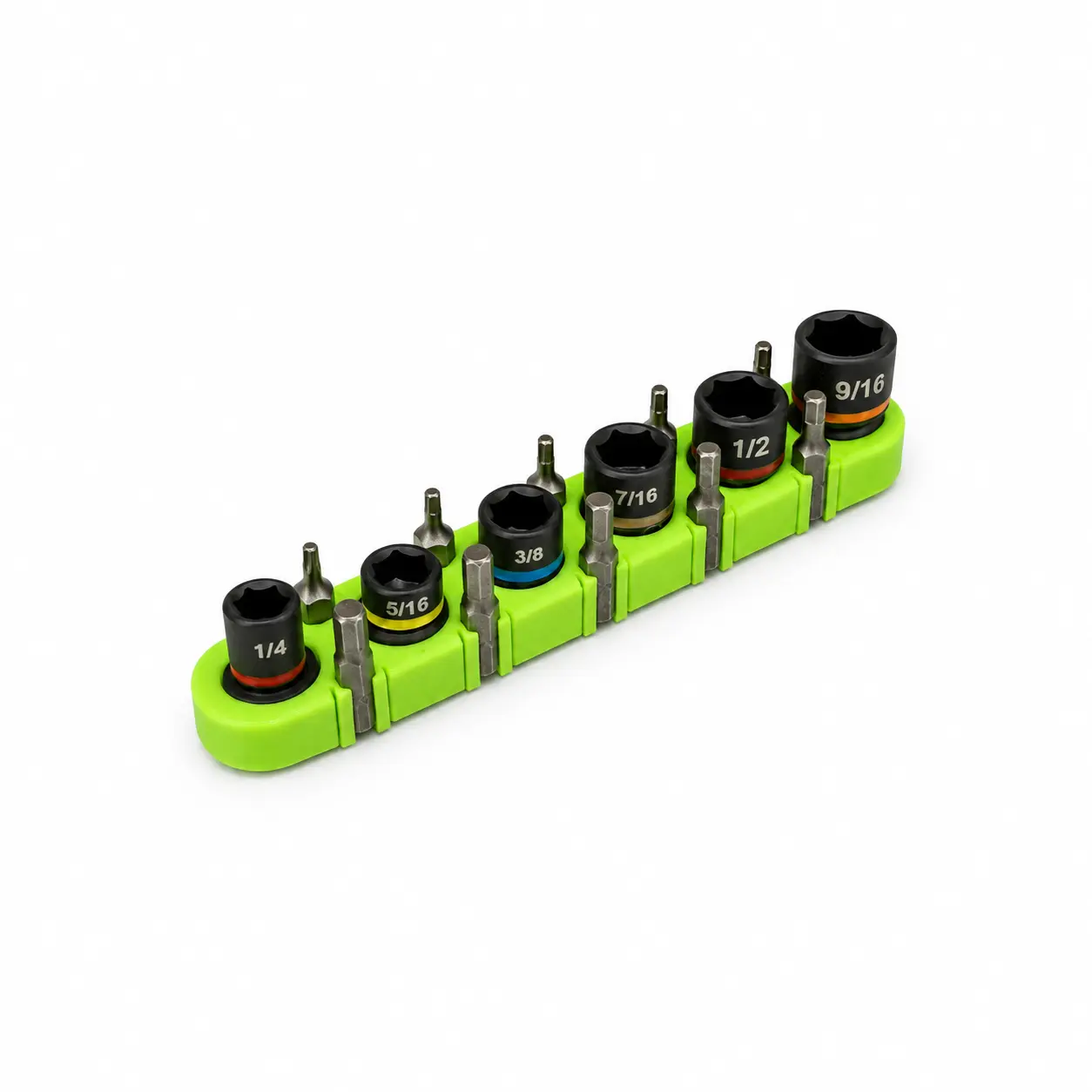 Klein KNECT (S) Socket Holder – 6-Socket + 10 Driver Bit Storage