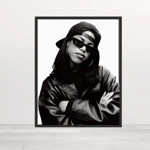 [SALE UP TO 50% - UNFRAMED] Aaliyah Poster - Complimentary Delivery
