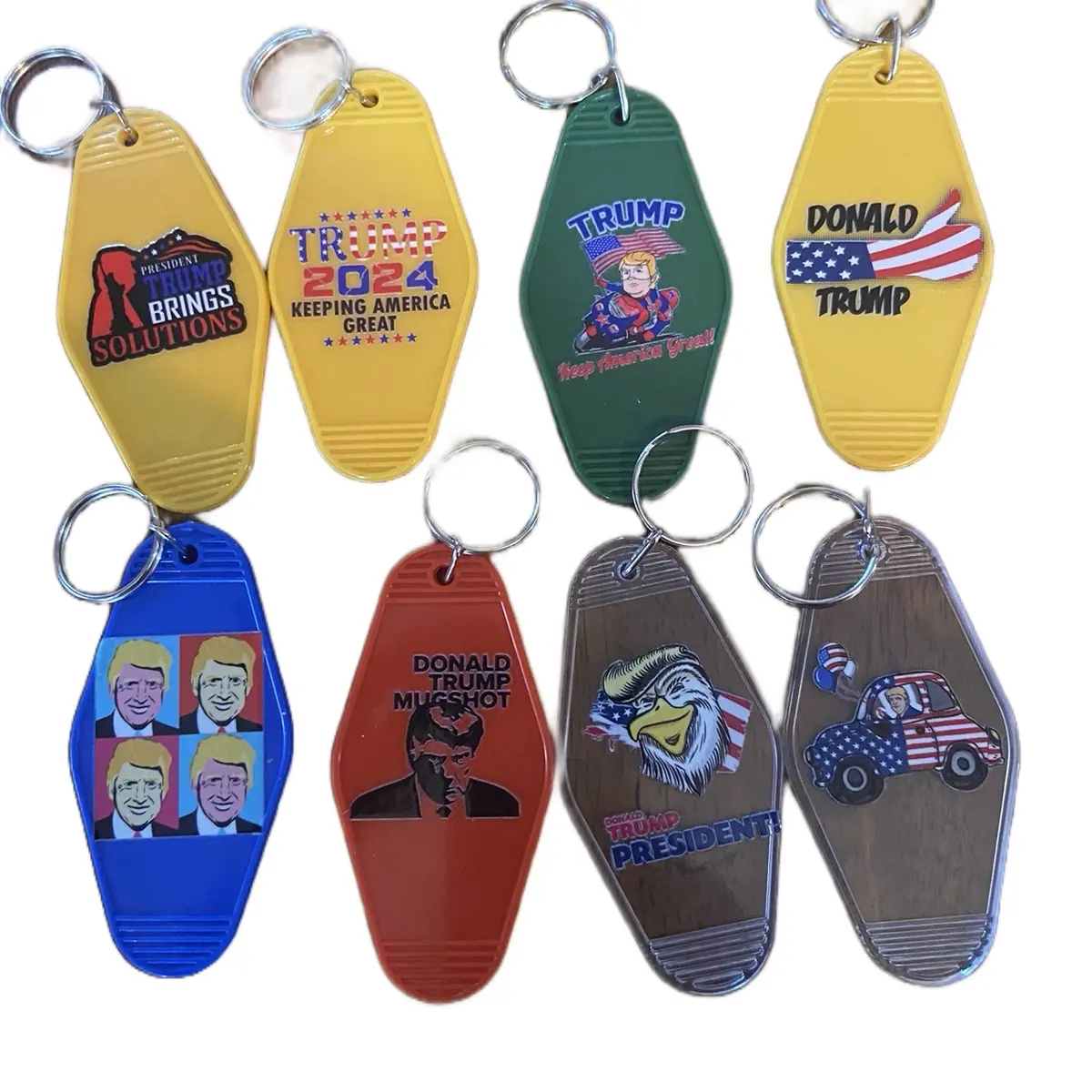 Vintage Motel keychains