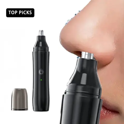 USB Rechargeable Electric Nose Hair Trimmer—A Great Father’s Day Gift, Unisex Ear and Nose Hair Trimmer, Easy to Clean, Cordless Nose Hair Trimmer