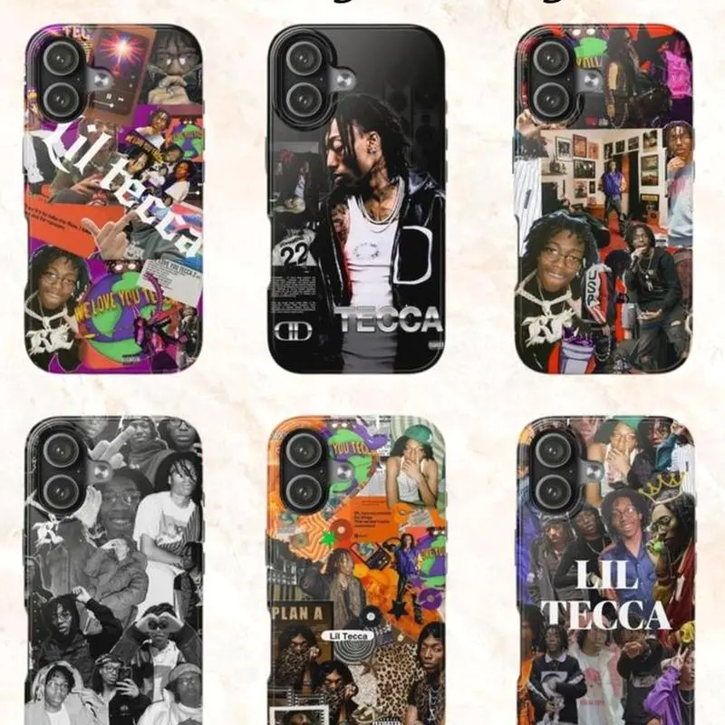 Lil Tecca Hype Vision Phone Case, Tough Shockproof Protective Cover, Compatible with iPhone 11-17 Pro Max/Plus, Trendy Music Fan Gift