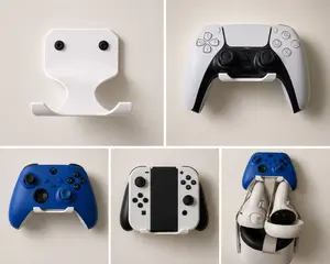 GameVault Universal Gaming Wall Mount – Console Controller Holder, Space-Saving Gaming & Electronics Accessory