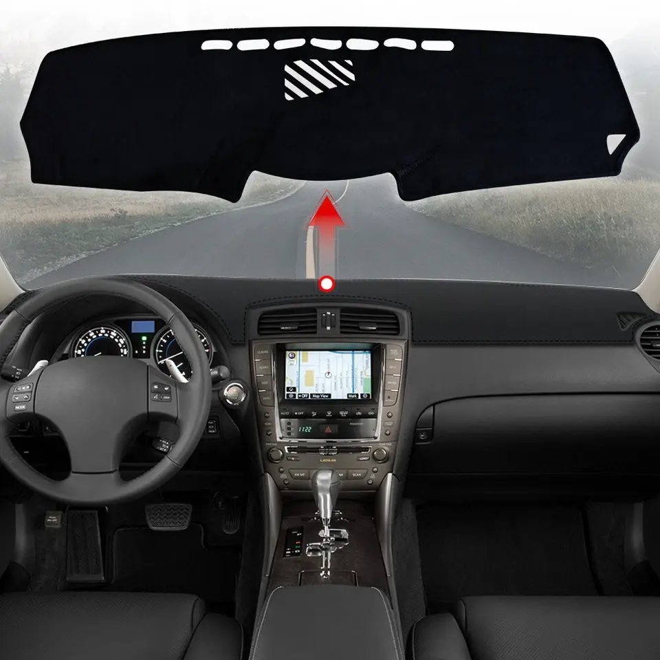 Car Dashboard Cover Mat Anti Light Dash Mat For Lexus IS250 IS350 2006-2011
