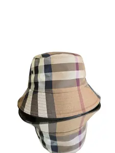 Pre-owned Burberry Canvas Bucket Hat, MSRP: $495