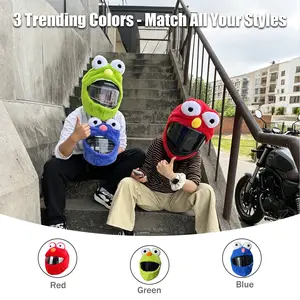 Large Eye Helmet Cover, Attractive and Noticeable Design, Full Helmet Decoration Set, Ideal Gift Choice for Helmets