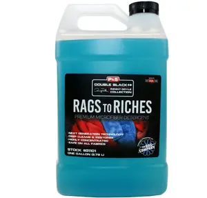 P & S Rags to Riches 1-Gal Microfiber Car Wash Solution, Automotive Car Cleaning & Maintenance Formula