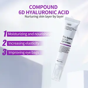 VGO Pro - Xylane Active Eye Cream,With Pro - Xylane and Hyaluronic Acid, Elasticity - enhancing and Eye - bag Improving, 15g, Suitable for All Skin Types lipid Hydrating under pin  Moisturizer Radiant Repairing Dark Circle Cream eye  refresh