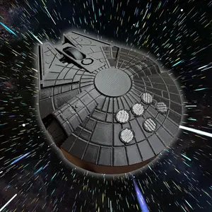Spaceship Wireless Mouse – 3D Printed Sci-Fi Design