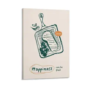 Modern Cooking Food  Posters. Bake Steak Lovers Canvas Art. Funny Cooking Prints. Home Bedroom Dorm Kitchen Tea Bar Decor. Poster Canvas Wall Art For Bedroom Decor Bar Office Room Decor Gift