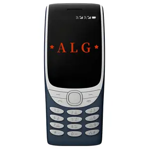 Mobile phone, non-smartphone, dual SIM, button-operated, straight-bar, large-screen 2G phone for the elderly