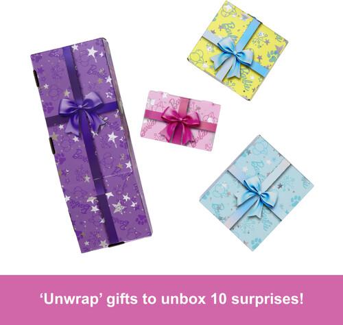 Mattel - Barbie Party Unboxed Doll & Accessories, Pet Birthday Series, Shimmerin' Hearts Set  [Collectible Figurine/Statue/Bust] Paper Doll