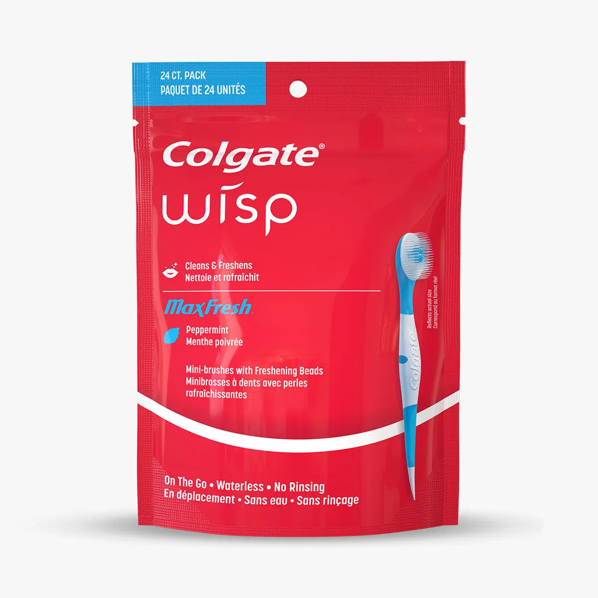 Colgate Max Fresh Wisp Disposable Mini Travel Toothbrushes Colgate Max Fresh Wisp Disposable Mini Travel Toothbrushes