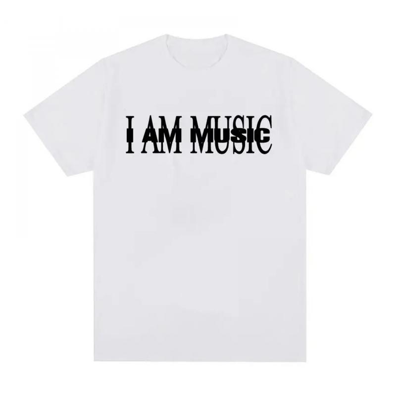 Men's Carti I Am Music Album Print T-Shirt Y2K Meme Opium Print T-Shirt Short Sleeve Top Tee