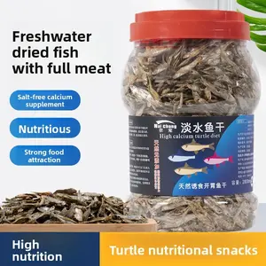 Freeze-Dried Freshwater Fish Snacks for Pets - All-Natural, High-Protein Treats for Turtles, Cats, Dogs & Small Animals - Nutritional Supplement