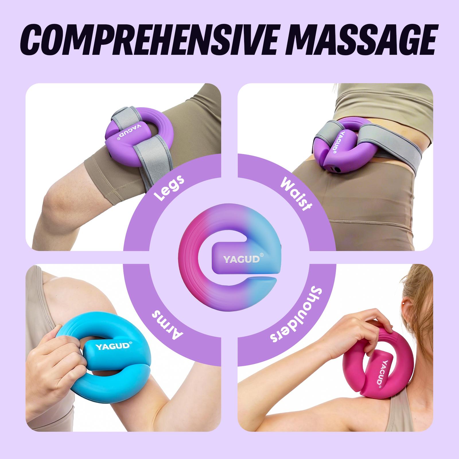 Yagud Electric Fascia Massage Ring, 2026 Upgraded 8-Speed Electric Massager for Muscle Knot Relief & Relaxation Ergonomic Design Portable Rechargeable SpringStatements