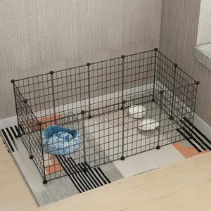 Pet Fence Dog Isolation Cage Free Combination Small Medium Dogs Teddy Indoor Home Guard Fence Dog Kennel