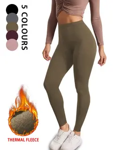Women's Super Soft Fleece-Lined High Waist Leggings, Thermal Warm Pants for Winter Workouts & Yoga, Cold Weather Activewear for Women