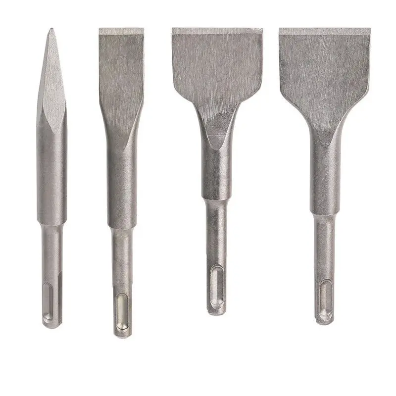 SDS-Plus Shank Electric Hammer Chisel Drill Bit, 40Cr Steel Masonry Drill Bits for Concrete with HRC50 Hardness, Power Tool Accessory for Slotting Tile, Bricks