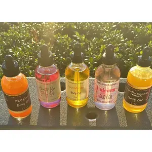 Body Glaze Oil - All Natural, Long Lasting Scent and Shine - Body Care Cosmetic