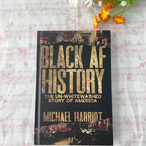 Black AF History: The Un-Whitewashed Story of America Hardback Book by Michael Harriot - Office Stationery Gift, Eye-Opening Essential Reading for National History Enthusiasts