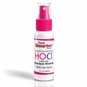 Think Smarter Products 2oz HOCl | Hypochlorous Spray | Multi-Use Spray - Made with Himalayan Minerals (All-Purpose Cleaner)