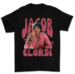 Jacob Elordi Vintage Graphic Tee Movie Actor Fan Merch Retro Unisex Shirt