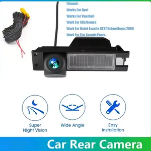 Error Free Car Rear View Backup Camera | Compatible with Opel/Vauxhall/for Chevrolet/for Alfa Romeo/for Buick/for Fiat, OE# GM20944894, 480p Video Capture Resolution, Universally Applicable